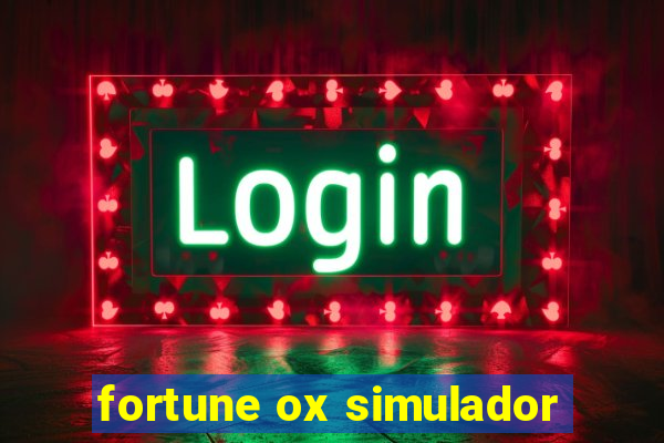 fortune ox simulador